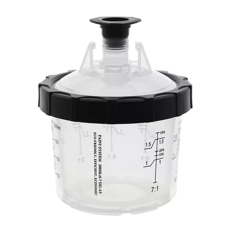 200ML डिस्पोजेबल पेन्ट कप प्रणाली 1.0 ले अटोमोटिभ र इन्डस्ट्रियल स्प्रे पेन्टिङ दक्षतालाई कसरी रूपान्तरण गर्छ?