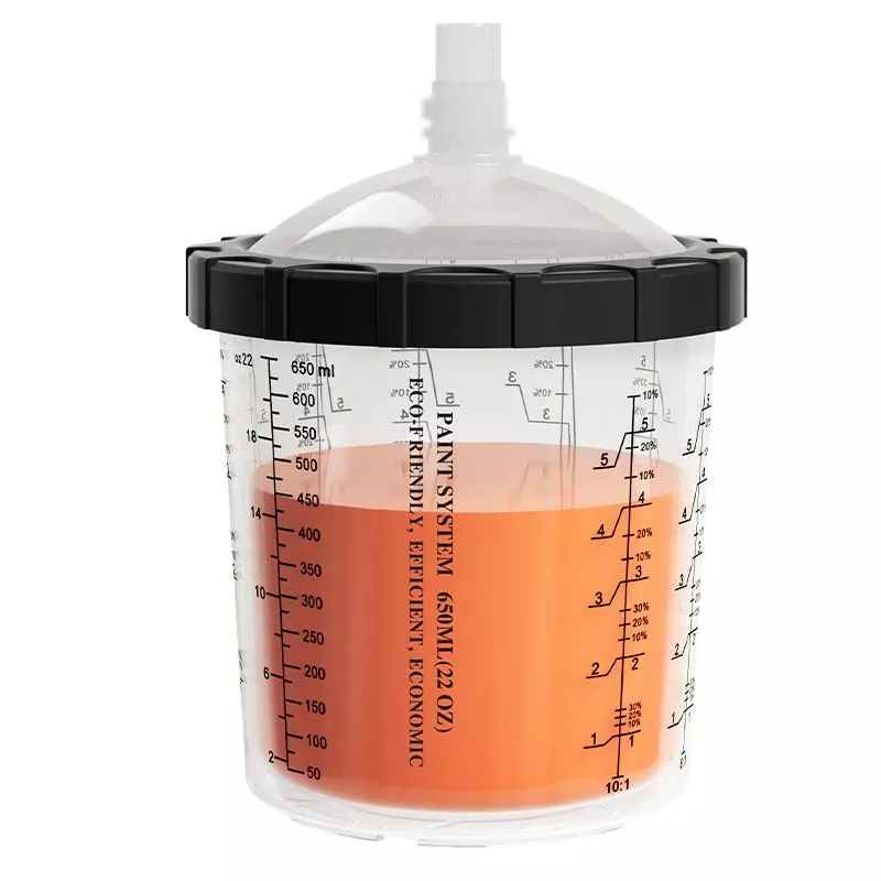 650ML डिस्पोजेबल पेन्ट कप प्रणाली 4.0